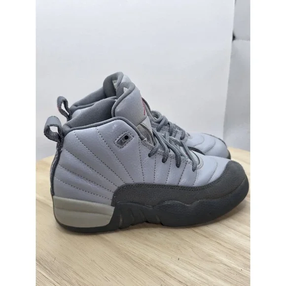 NIKE AIR JORDAN 12 RETRO GP (510816-029) WOLF GRAY /PASSION PINK/GRAY SIZE 11C - Picture 3 of 9